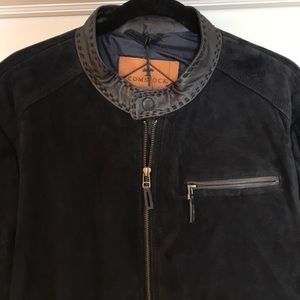 🔥 Deep Navy Suede Jacket